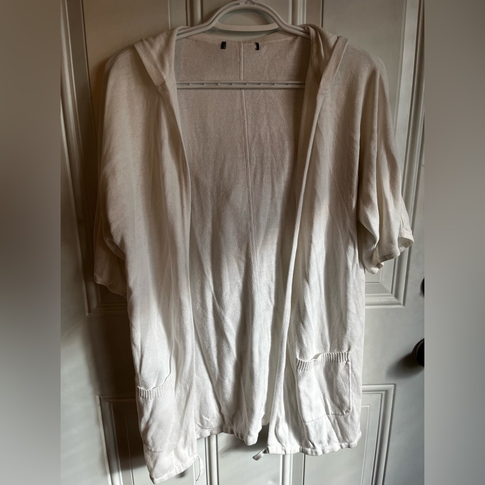 George | White Cotton Cardigan